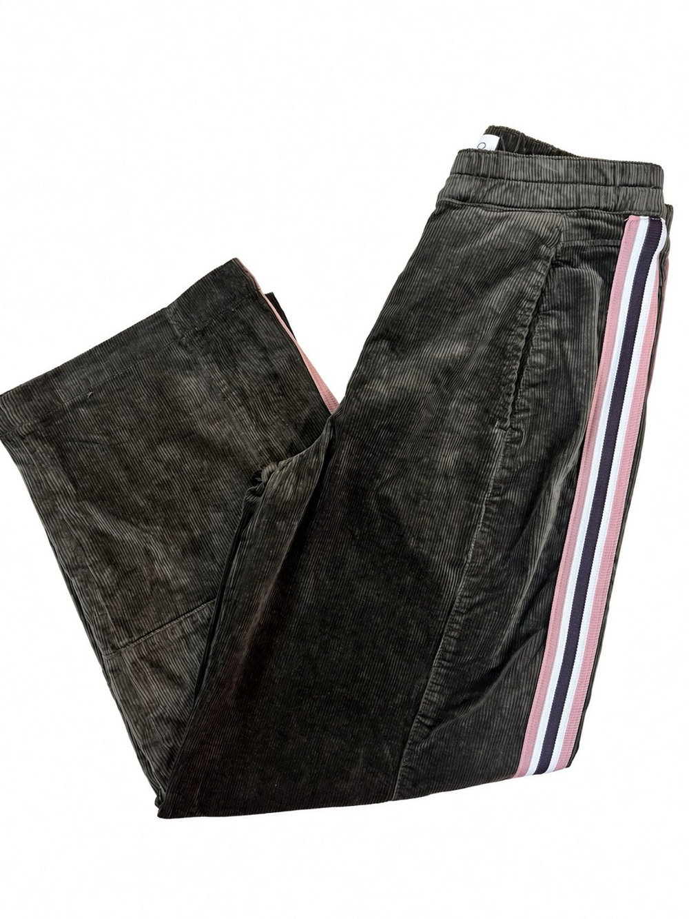 Anthropologie Pilcro Izzie Corduroy Track Stripe Barrel Pants XXS